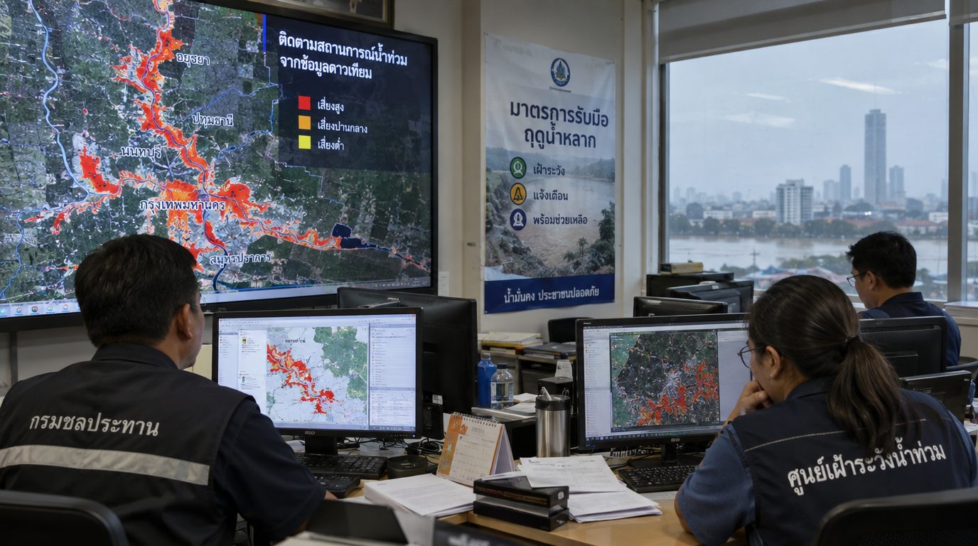 Ливни в Таиланде перешли в масштабное наводнение: затоплены 12 провинций