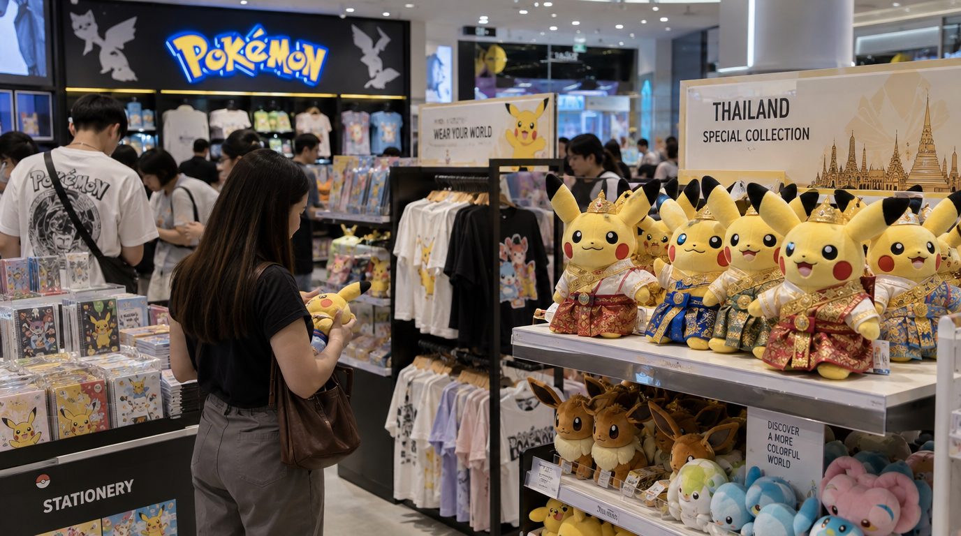Первый Pokémon Center в Бангкоке откроется 1 декабря: 2 000 м² и Пикачу в тайском костюме