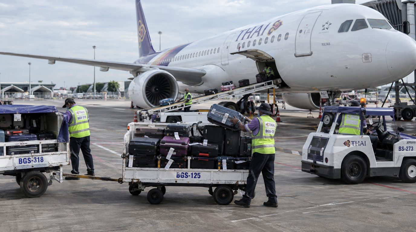 Затопленные улицы оставили Thai Airways без грузчиков: рейсы и багаж в Суварнабхуми задерживаются
