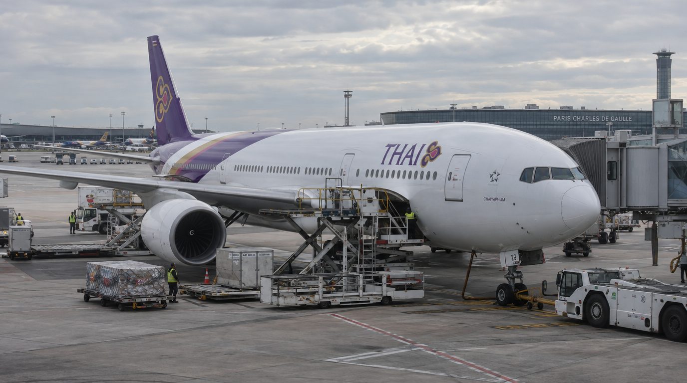 Thai Airways удваивает число рейсов между Парижем и Бангкоком