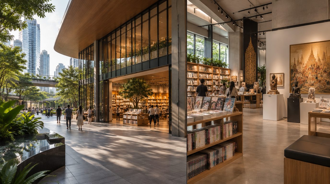 50 тысяч книг, манга и кофе: японская сеть TSUTAYA открывает первый лайфстайл-магазин в Бангкоке