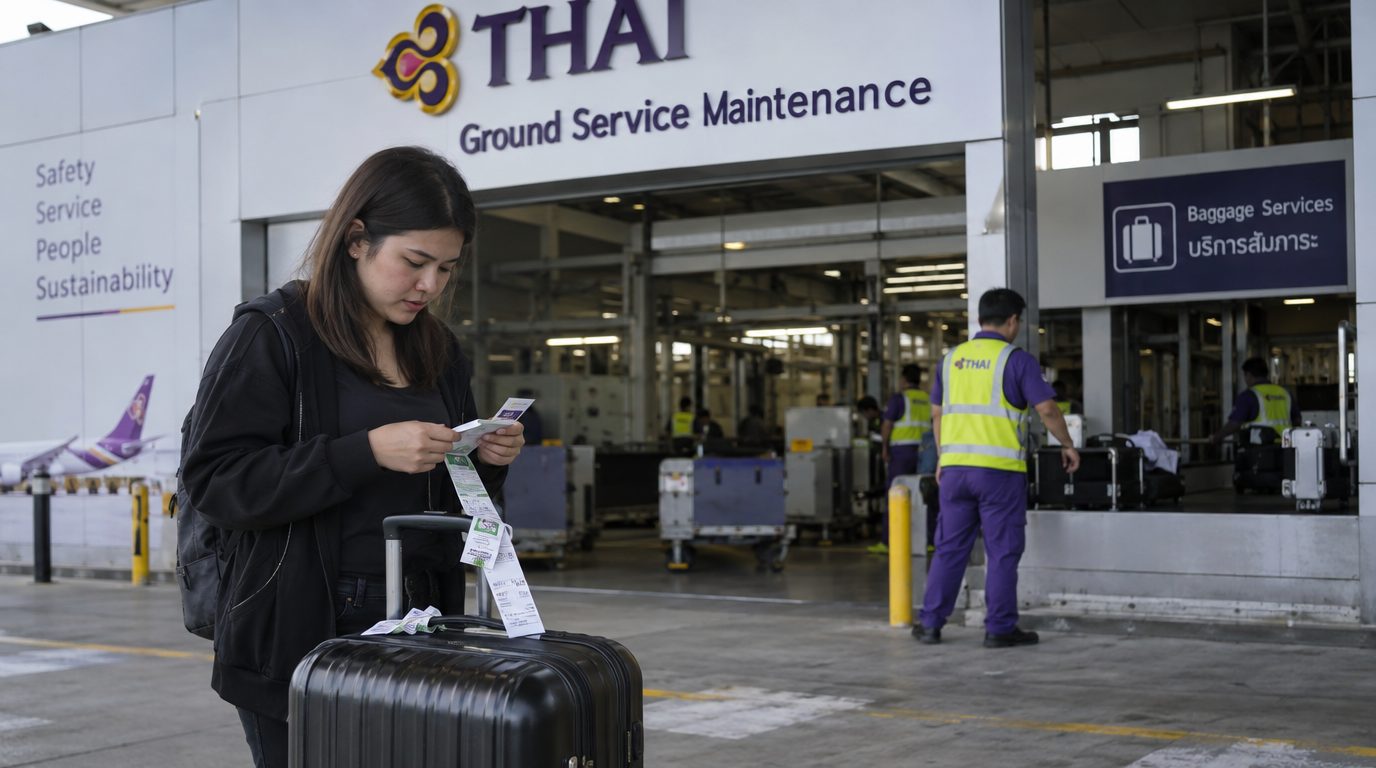 Thai Airways бесплатно развезет по отелям последние полтысячи застрявших чемоданов