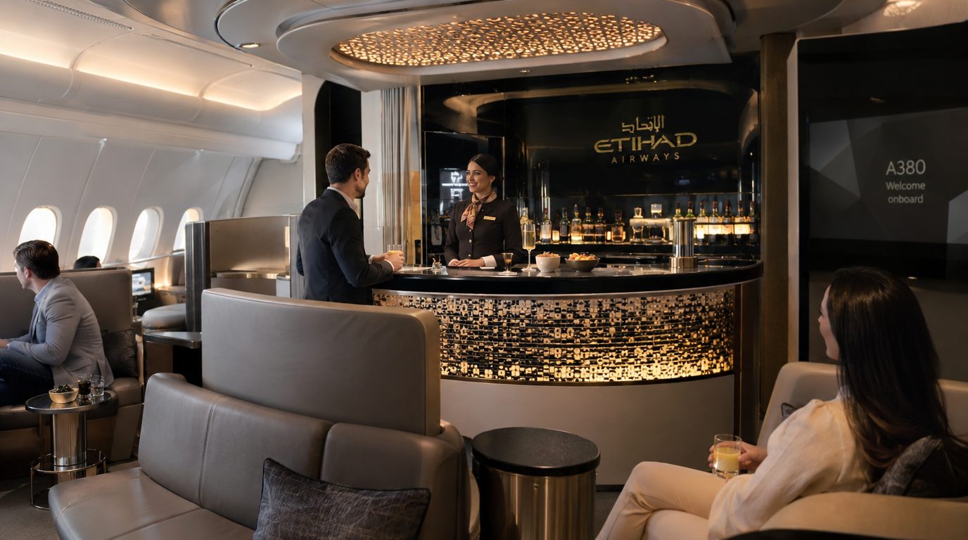 Трехкомнатный номер в небе и 415 мест в экономе: Etihad впервые поставила Airbus A380 на ежедневные рейсы в Бангкок