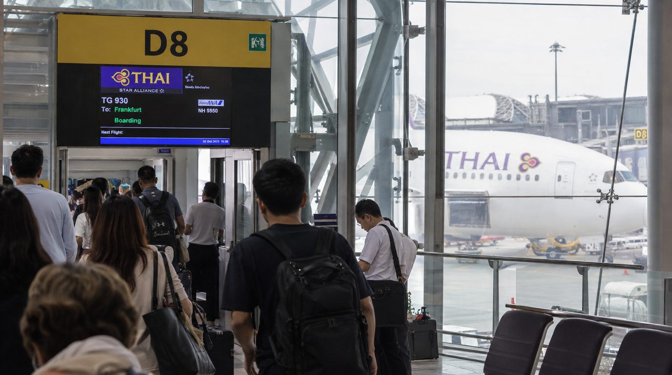 Thai Airways удваивает число рейсов между Парижем и Бангкоком