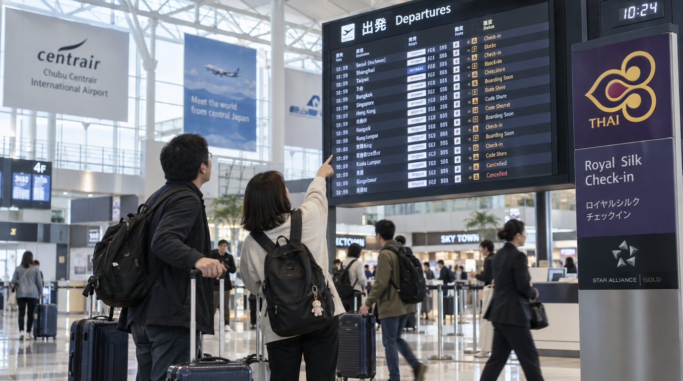 Thai Airways добавит семь рейсов между Нагоей и Бангкоком на Новый год
