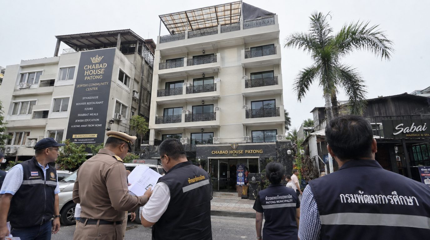 Проверка Chabad House в Патонге: снос пристроек, отмена праздника и поиск тайских номиналов