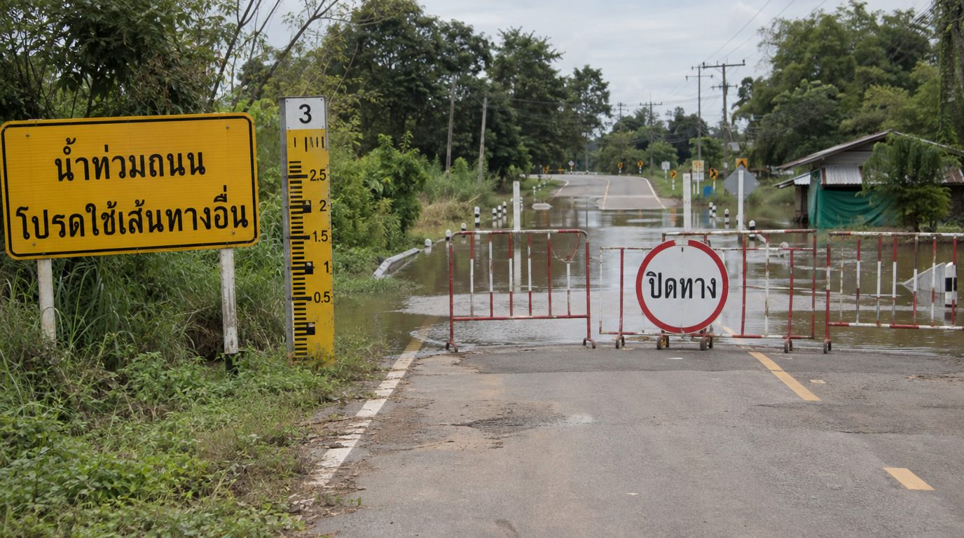 Паводки отступают: в Таиланде восстановили движение на 51 сельской дороге