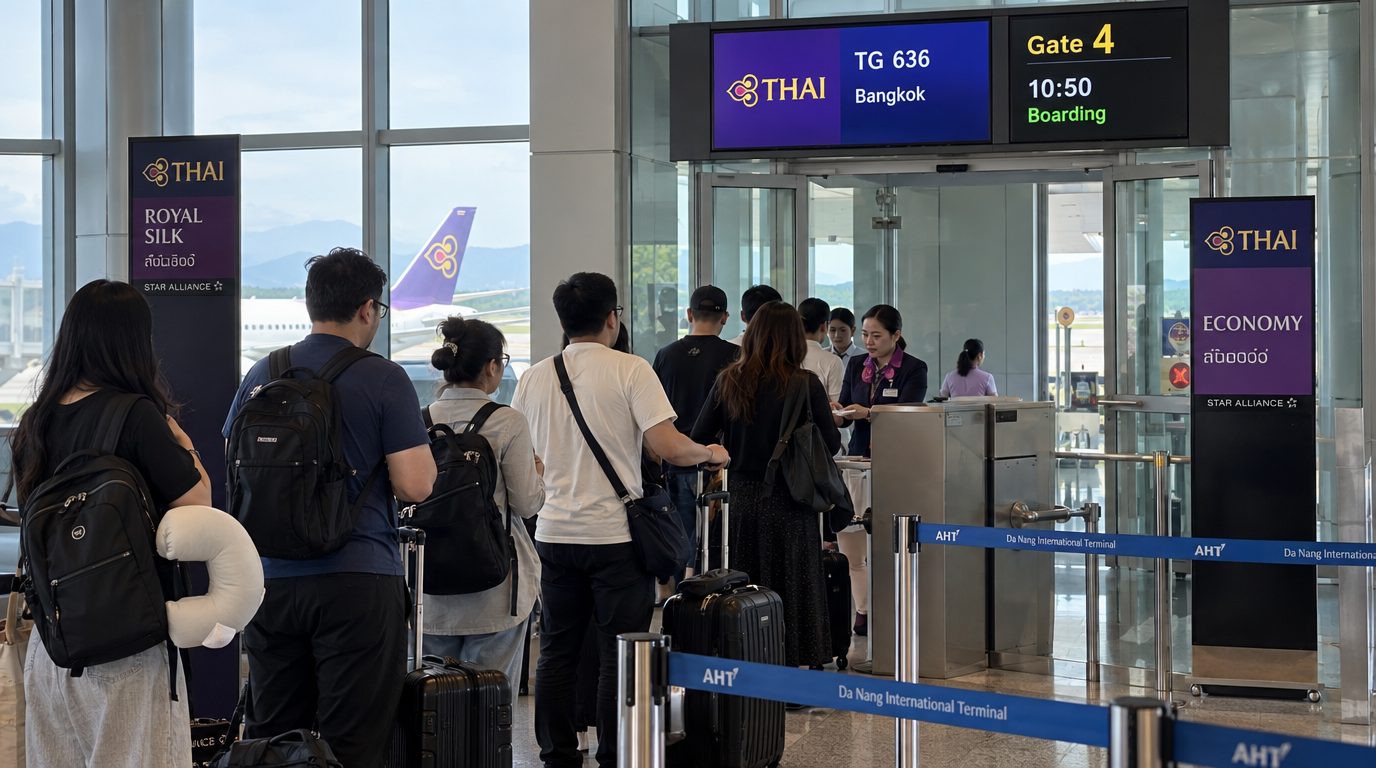 Из Бангкока на «Золотое побережье»: Thai Airways запускает два ежедневных рейса в Дананг