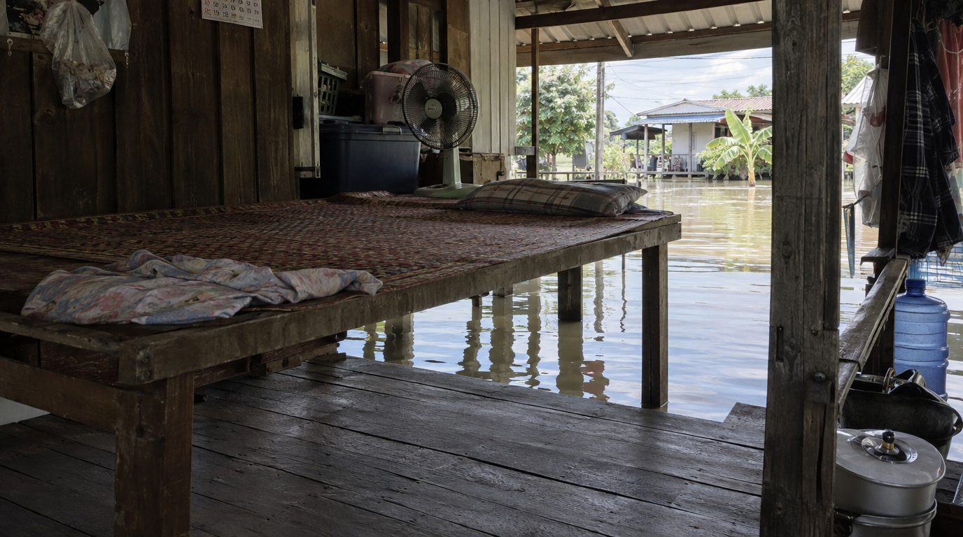 Вода до крыши по плану: как деревни Аюттхаи топят ради спасения Бангкока