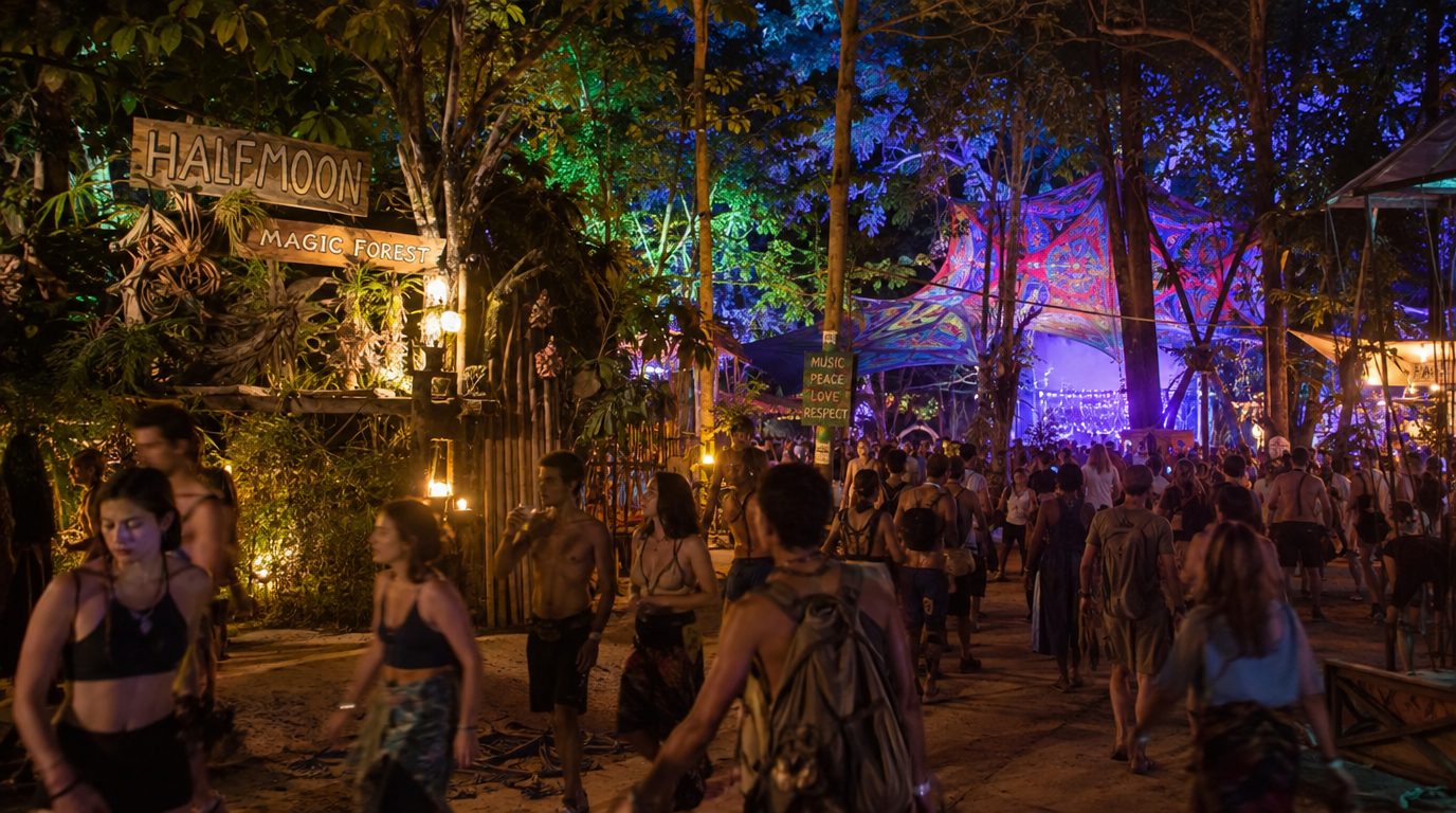 Лесной рейв на Пангане: что нужно знать о ноябрьском Half Moon Festival