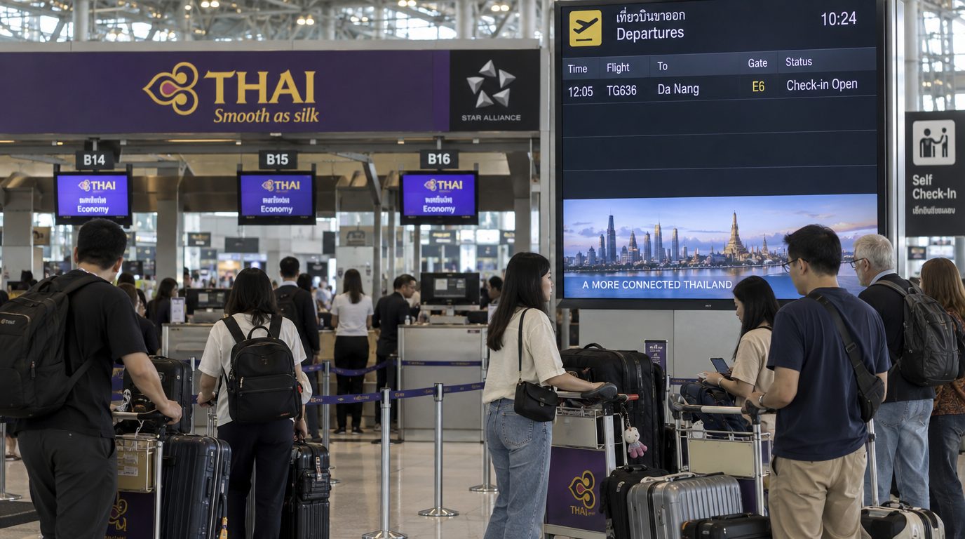 Из Бангкока на «Золотое побережье»: Thai Airways запускает два ежедневных рейса в Дананг
