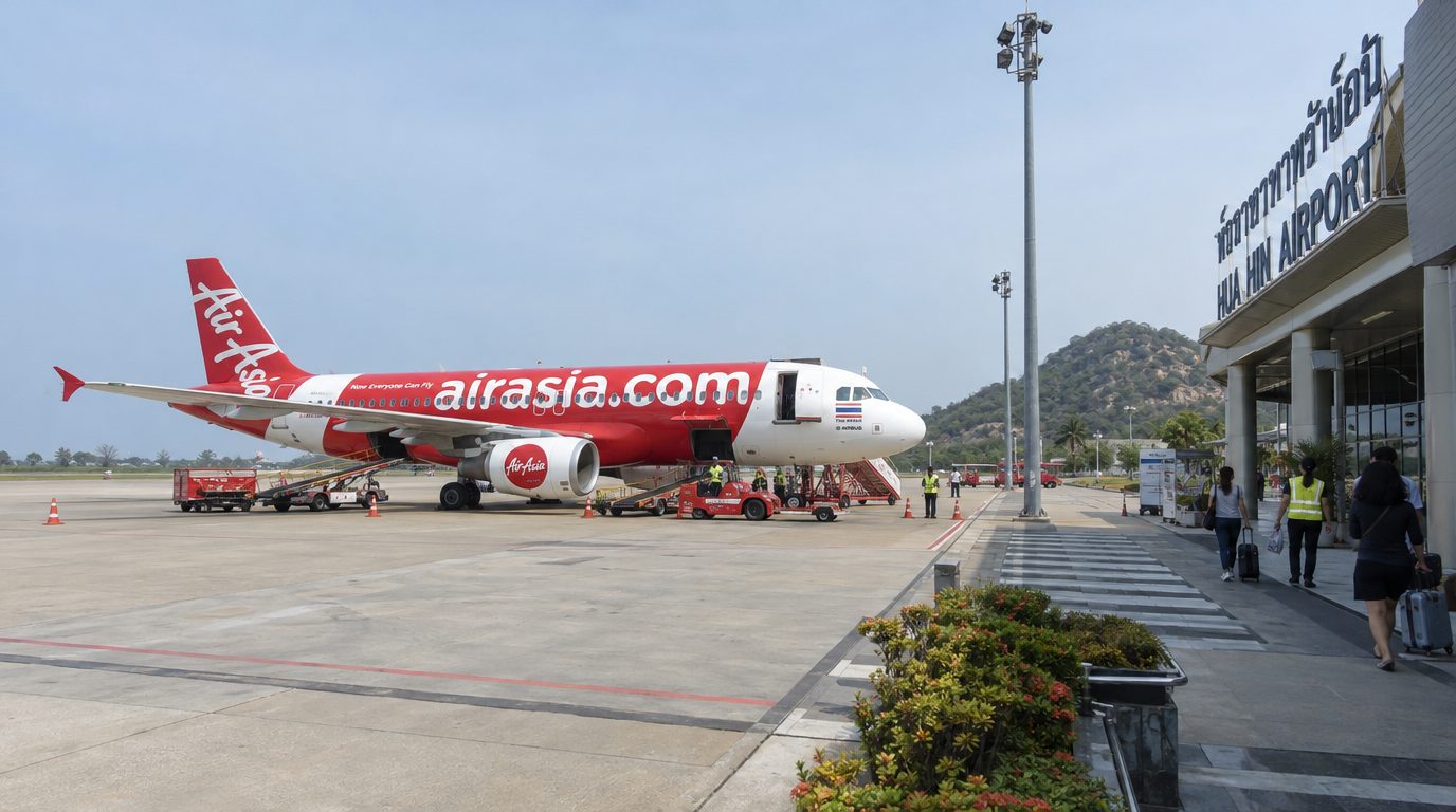 Прямые рейсы Thai AirAsia между Хуахином и Чиангмаем стали ежедневными
