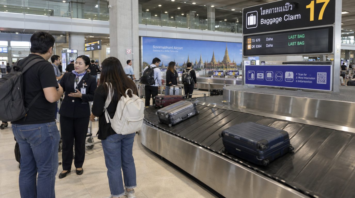 Затопленные улицы оставили Thai Airways без грузчиков: рейсы и багаж в Суварнабхуми задерживаются