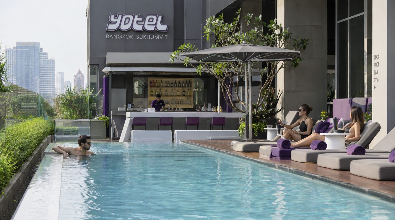 Первый отель сети YOTEL в Таиланде: чек-ин за минуту, роботы-курьеры и умные кровати