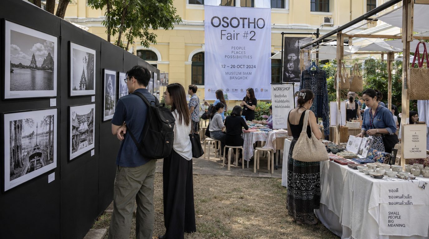 OSOTHO Fair в Бангкоке: региональная еда, джаз и старые фото у Музея Сиама