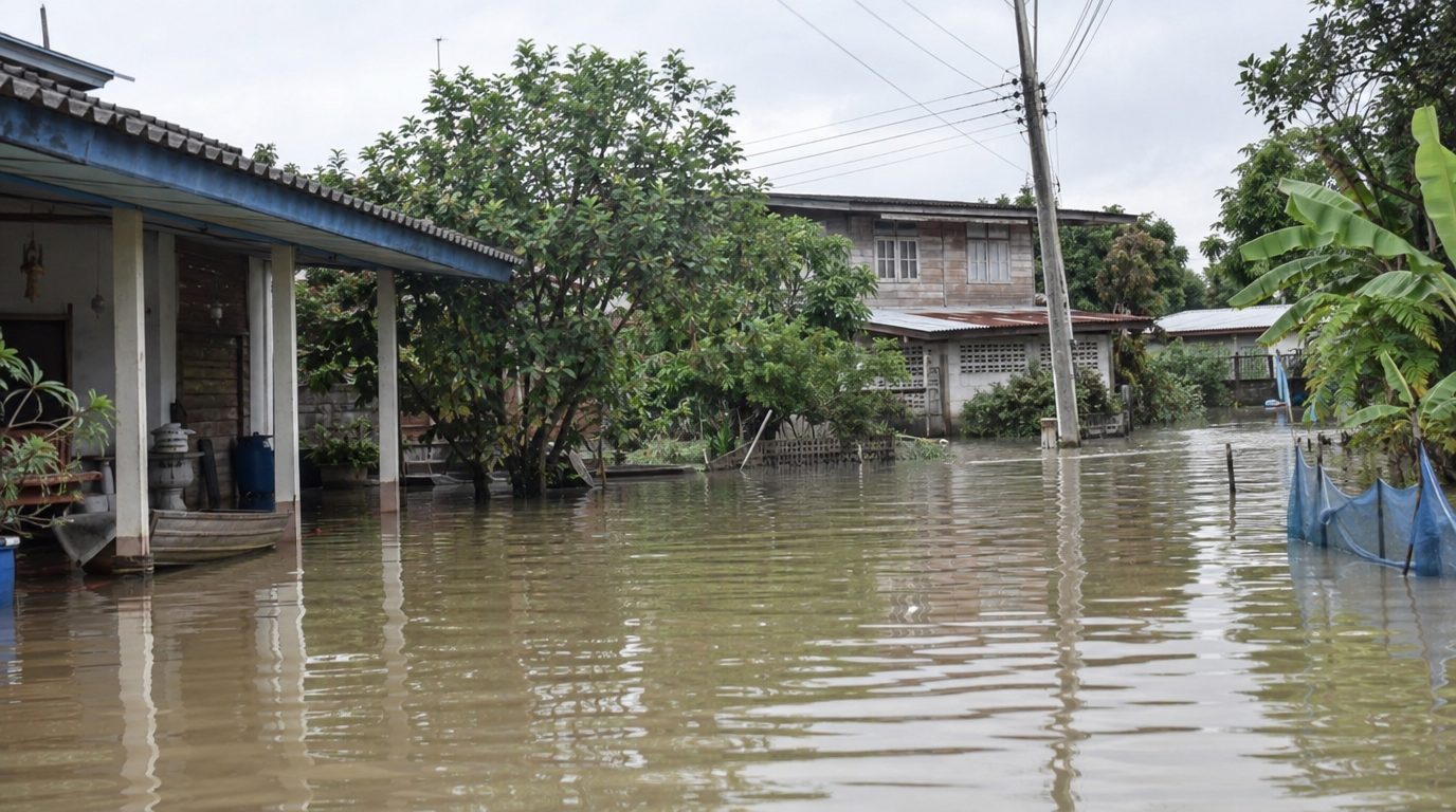Вода пришла в дома: в районе Као-Йой затопило сотни дворов, спасатели вывозят пожилых жителей