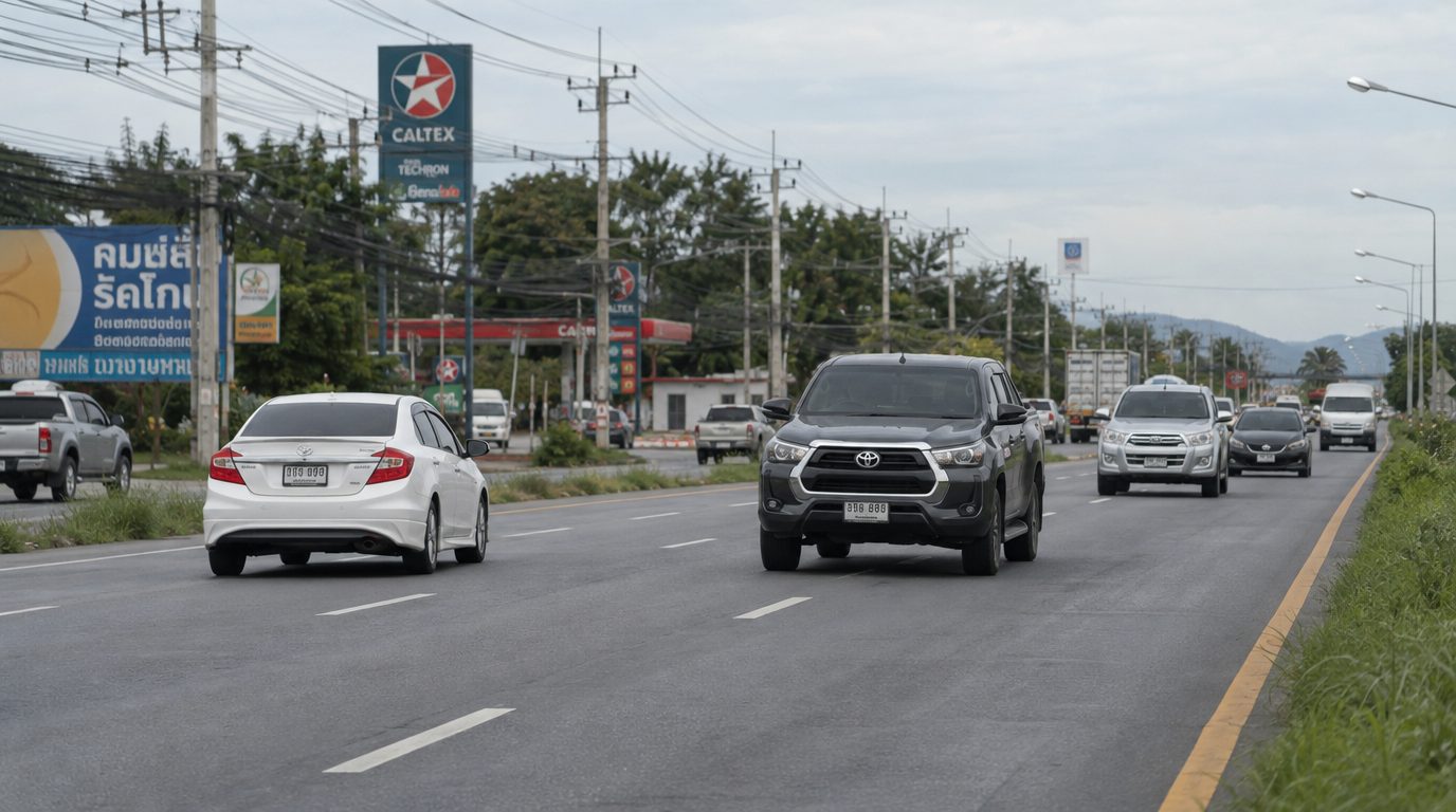 Воду откачали: трасса Пхеткасем в Пхетчабури снова открыта после ночного паводка