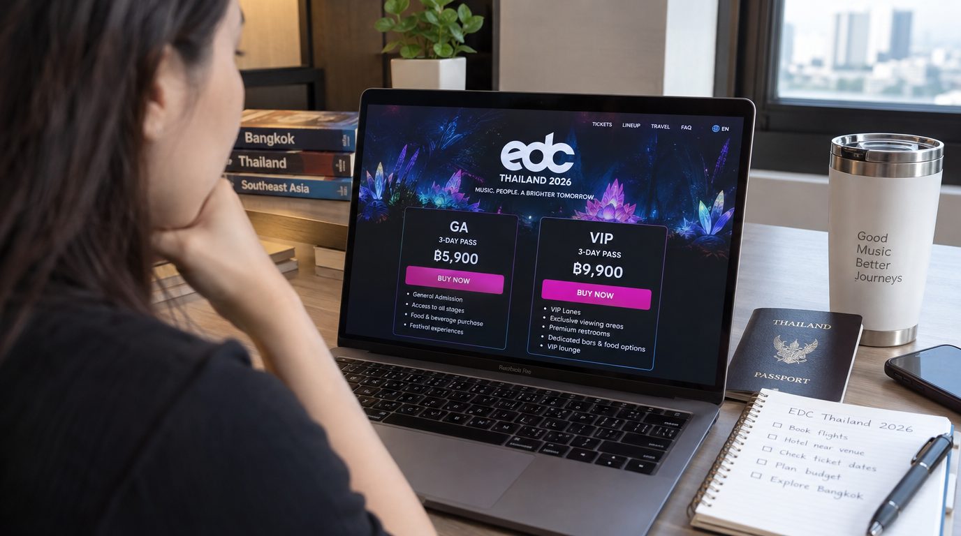 От 10 тысяч батов за три дня: EDC Thailand на Пхукете объявил цены на билеты